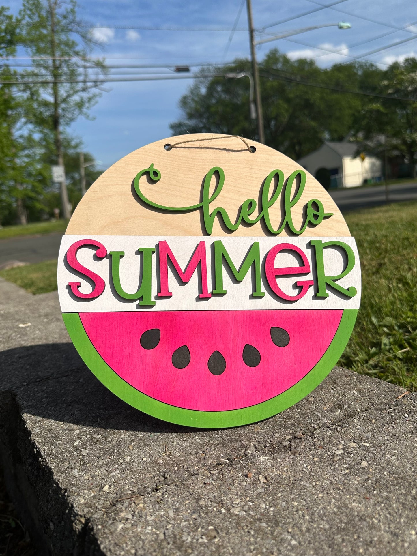 Hello Summer Sign