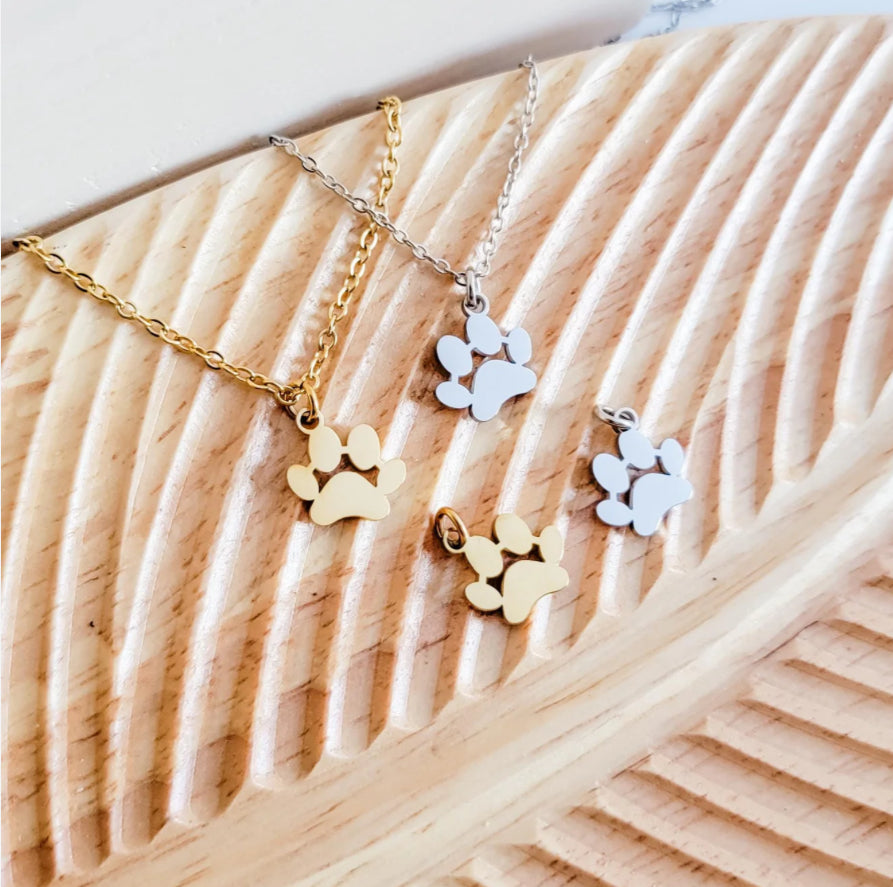 Petite Paw Print Necklace