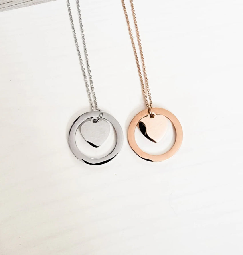 Encircled Heart Necklace