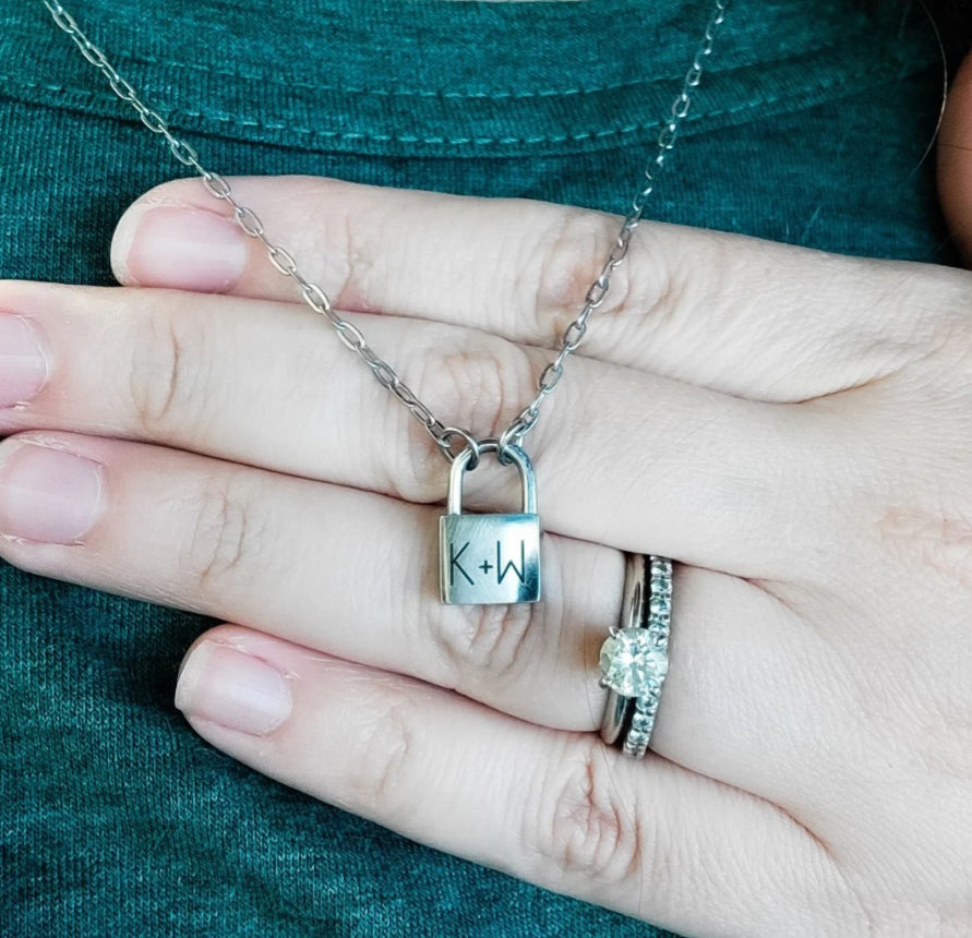 PetiteLock Pendant Necklace