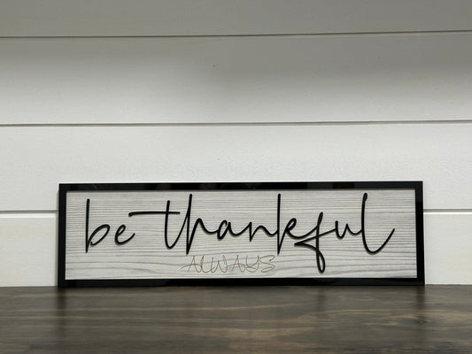 Thankful Sign