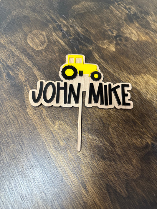 Construction Cake Topper