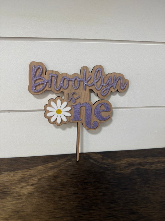 Daisy Cake Topper