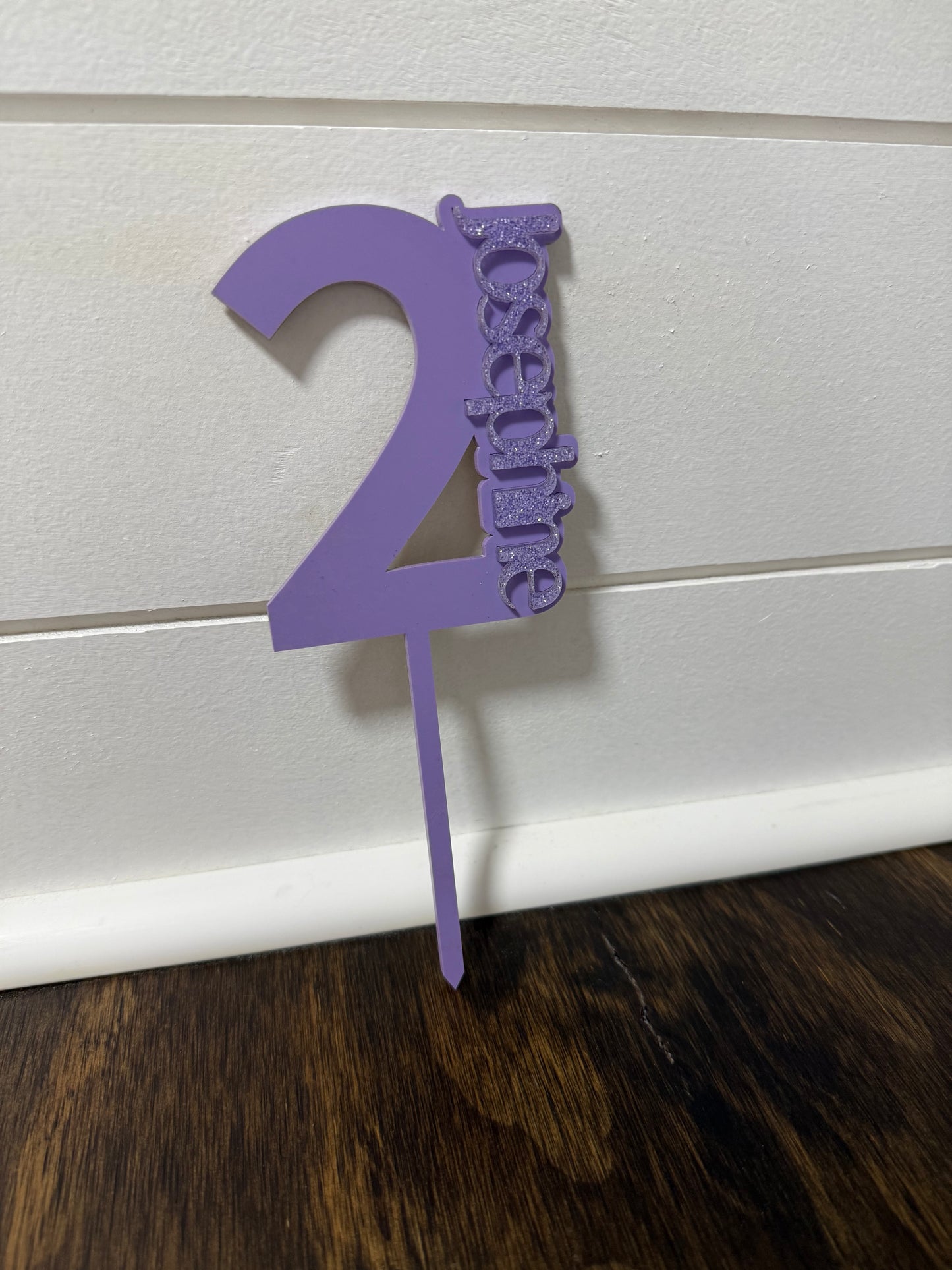 Number Cake Topper
