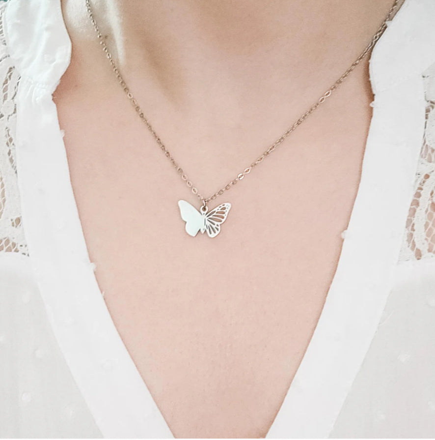 Filigree Butterfly Necklace