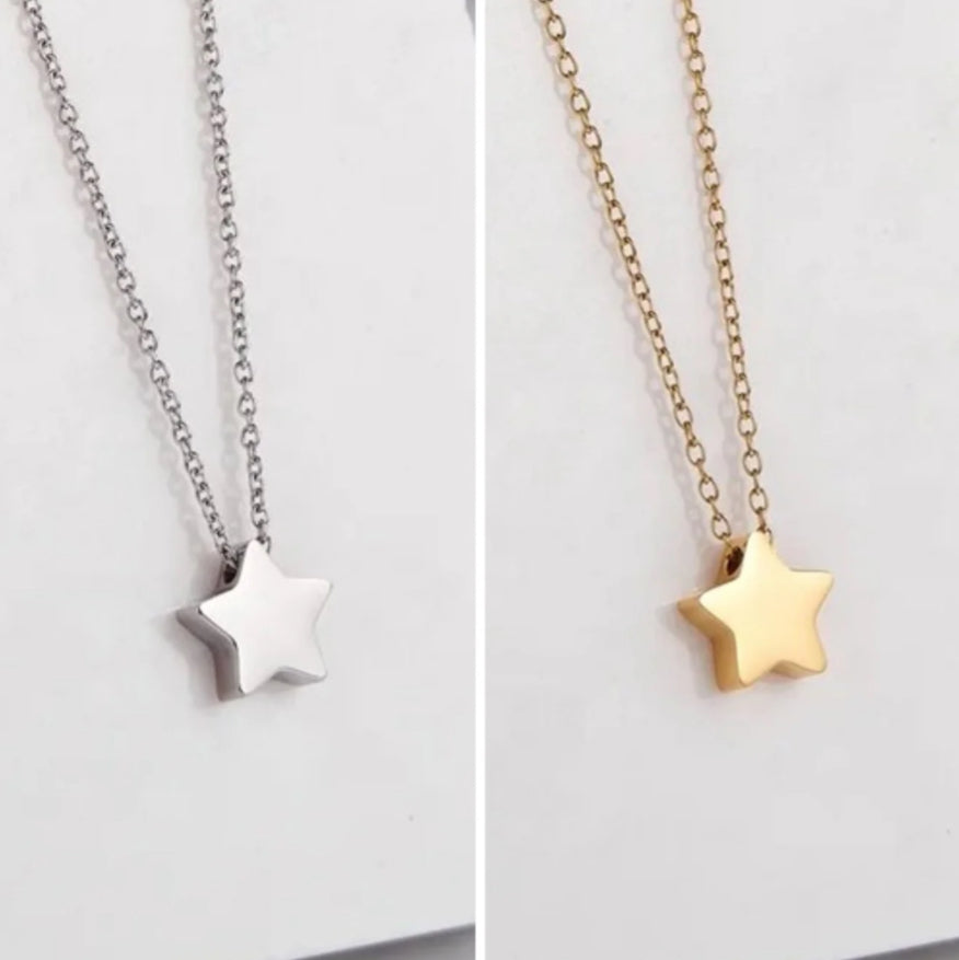 Tiny Star Charm Necklace