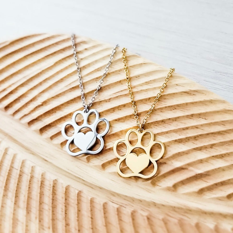 Large Paw Print Necklace