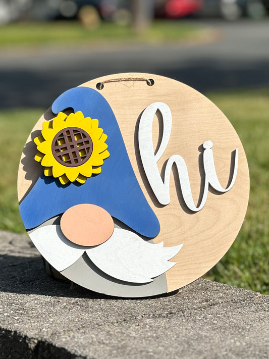 Gnome Hi Sign