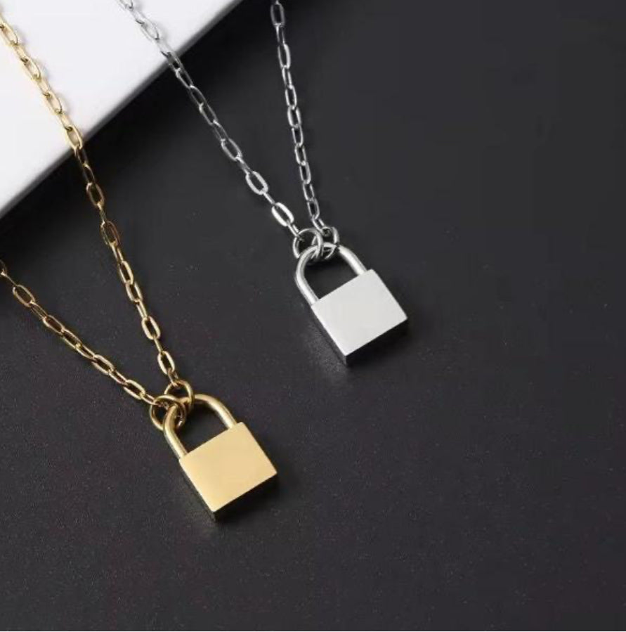 PetiteLock Pendant Necklace