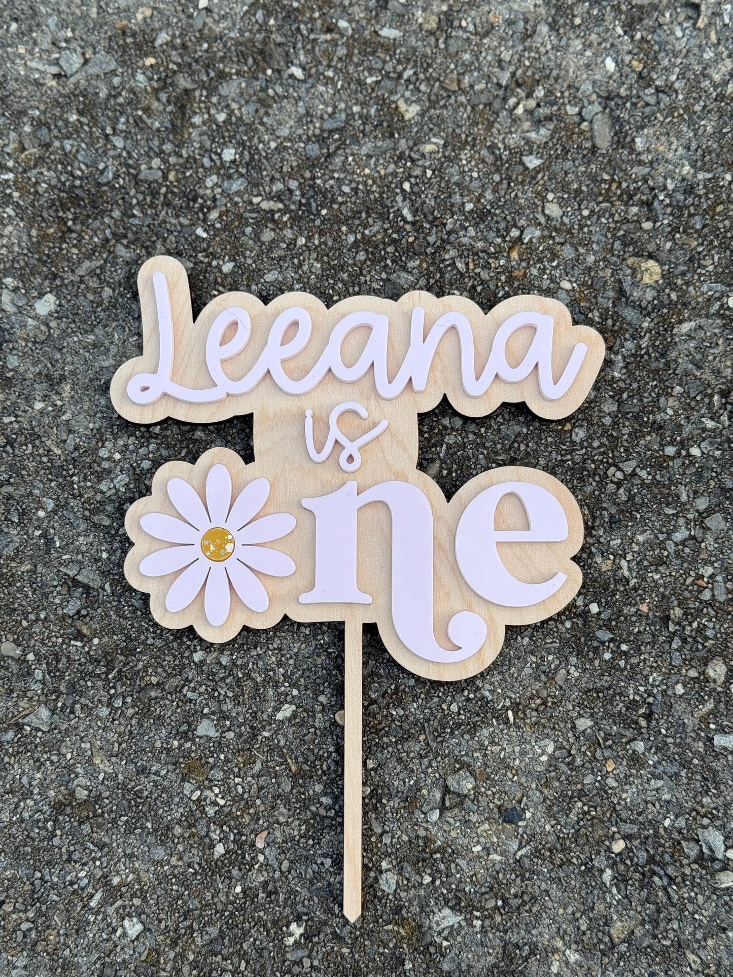 Daisy Cake Topper