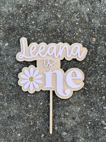Daisy Cake Topper