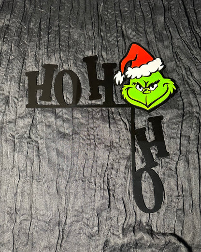 Grinch Ho Ho Ho Door Corner