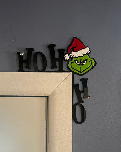 Grinch Ho Ho Ho Door Corner