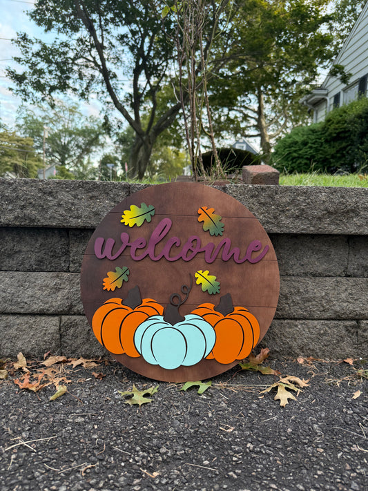 Welcome Fall Sign