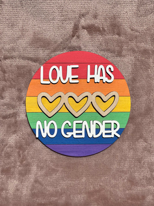 Love Has No Gender Sign