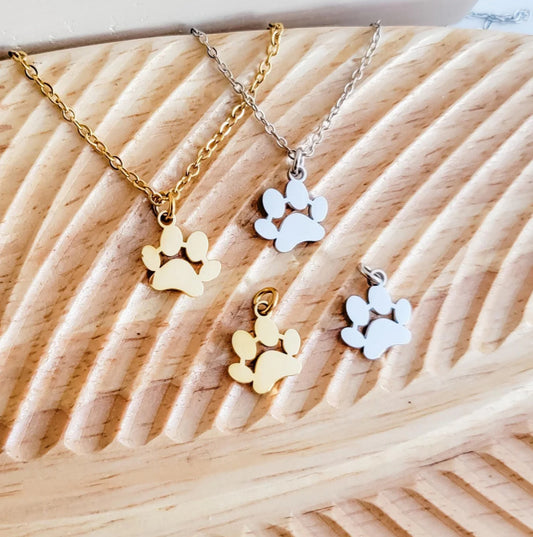 Petite Paw Print Necklace