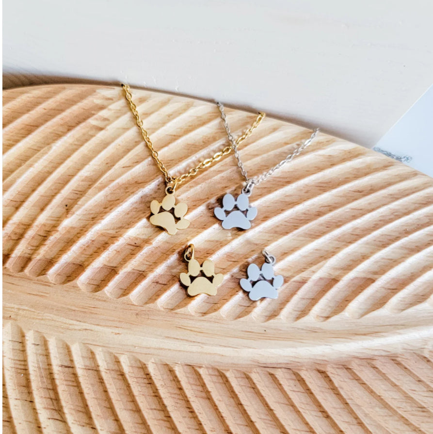 Petite Paw Print Necklace