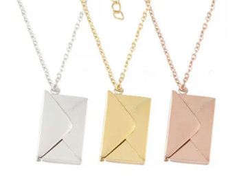 Envelope Locket Necklace
