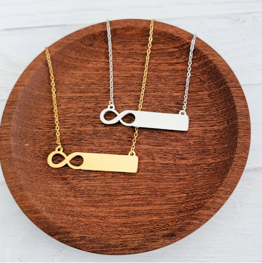 Infinity Bar Necklace