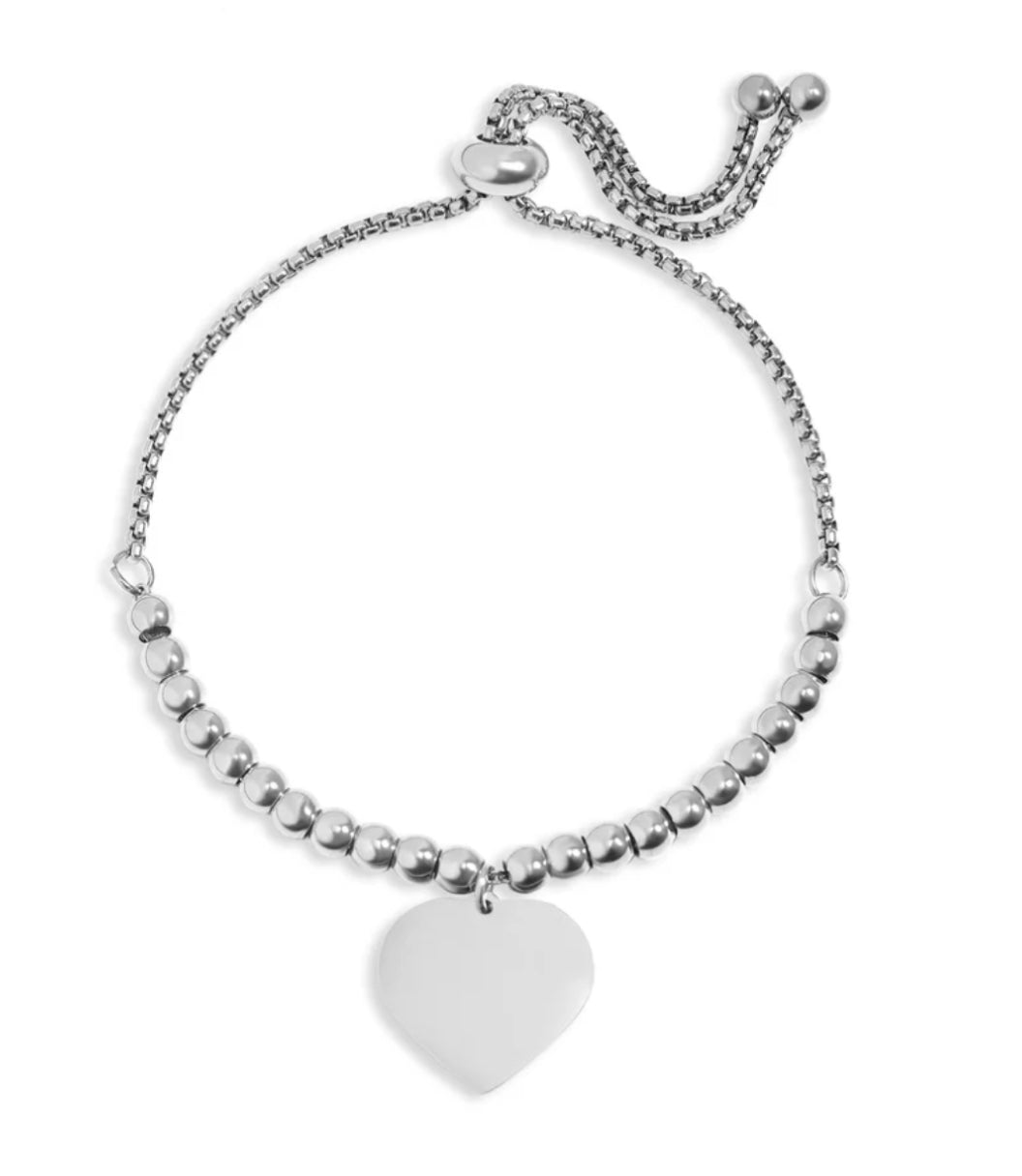 Heart Beaded Bracelet