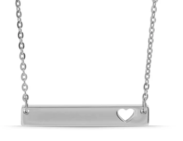 Heart Bar Necklace