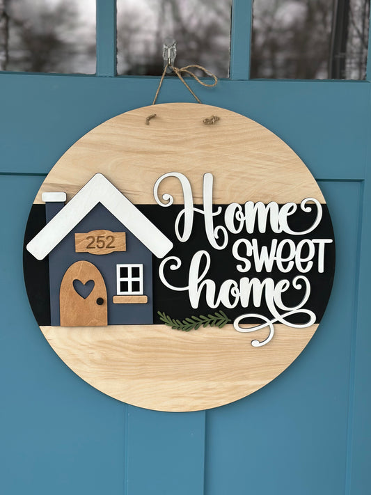DIY 15" Door Hanger Workshop - Home Sweet Home