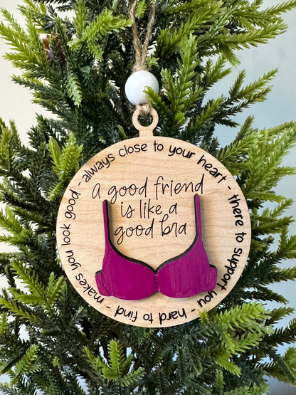 A Good Friend Is Like a Good Bra