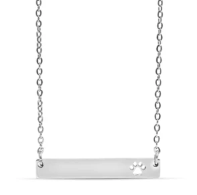 Paw Bar Necklace