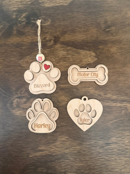 Wooden Pet Ornament