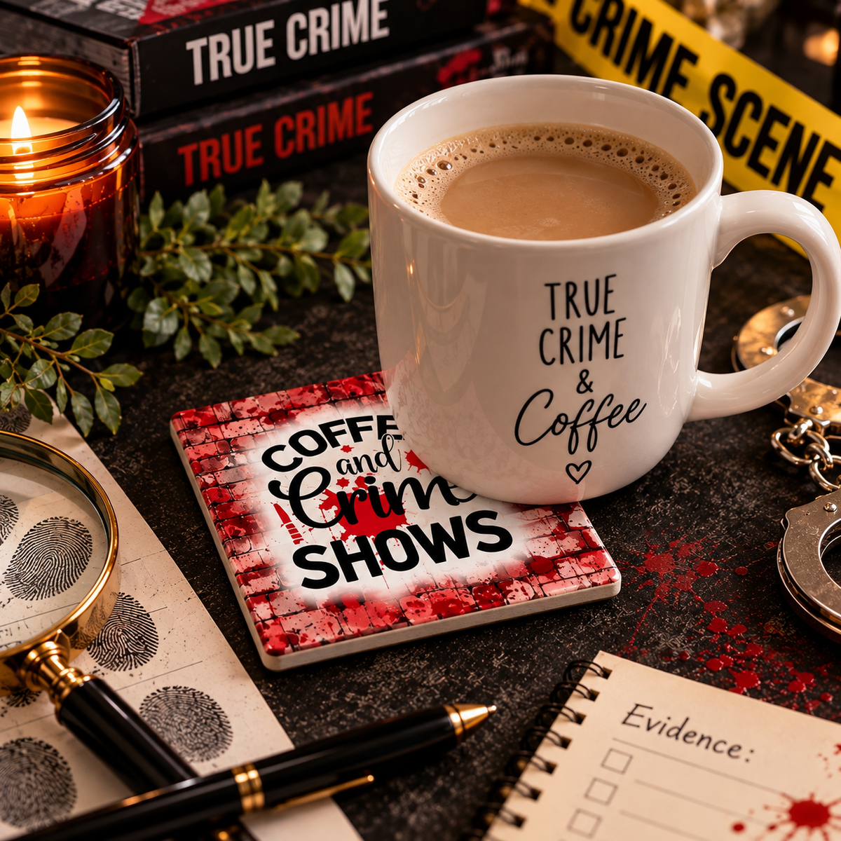True Crime Coasters