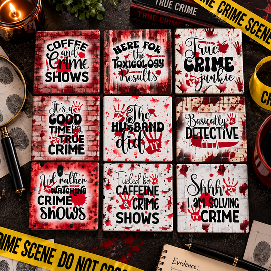 True Crime Coasters